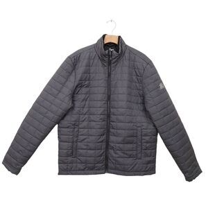 Zeroxposur Jacket Mens Large Gray Full Zip Quilted Insulated Warm Winter Outdoor